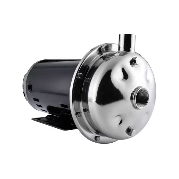 Stainless Steel Pump, Carbon/Silicon Carbide/Viton Seal, 2 HP, ODP Motor, BEP = 45 gpm, American Stainless Pumps, Mfr#: D3621042D3F